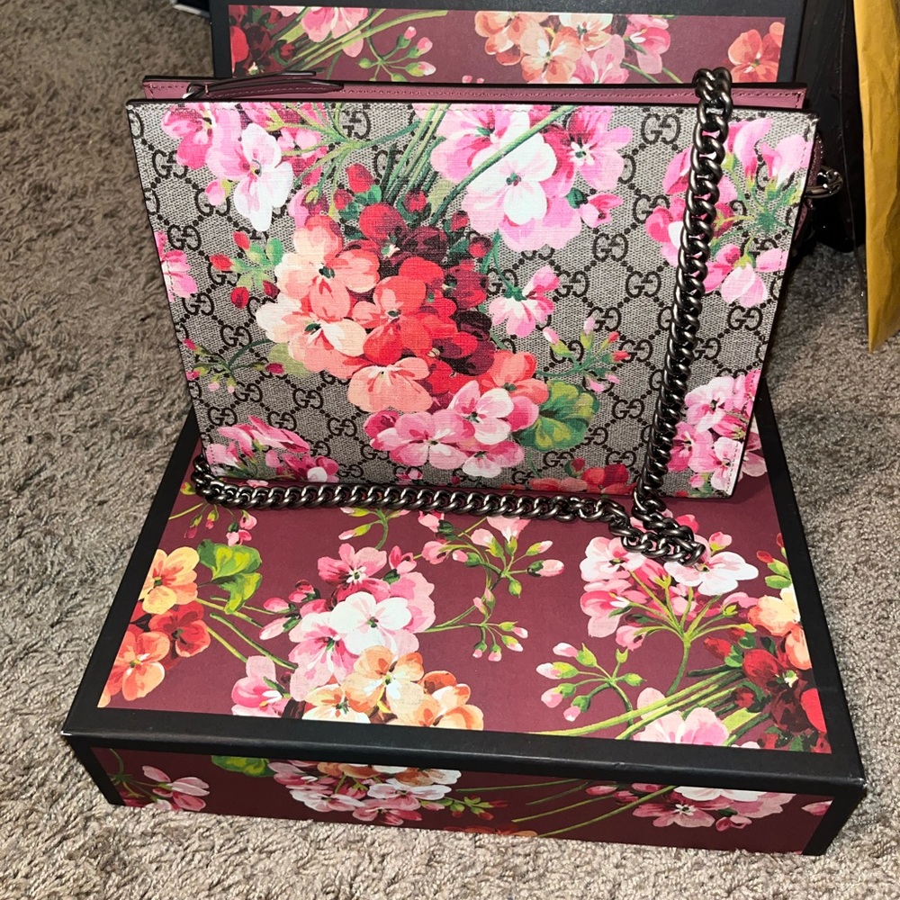 Gucci blooms cosmetic bag